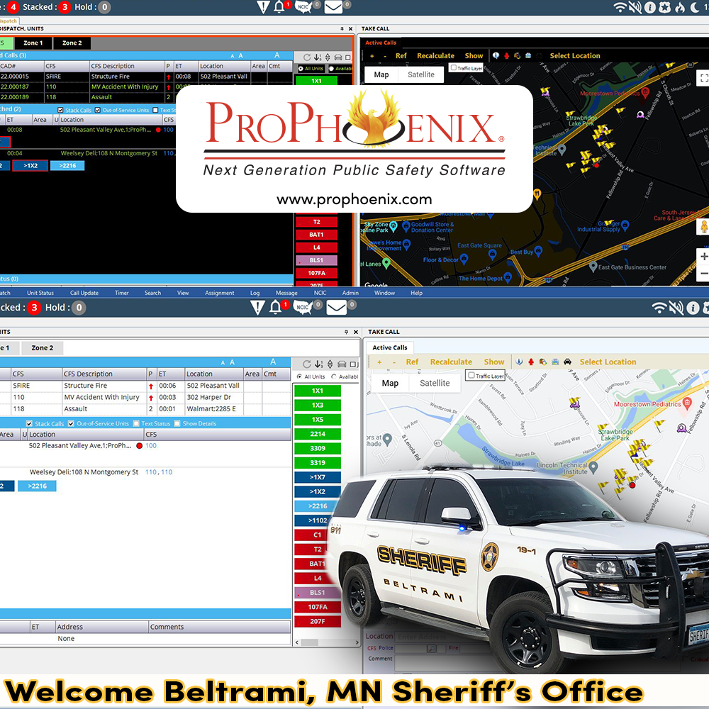 Welcome Beltrami County ProPhoenix Public Safety Software